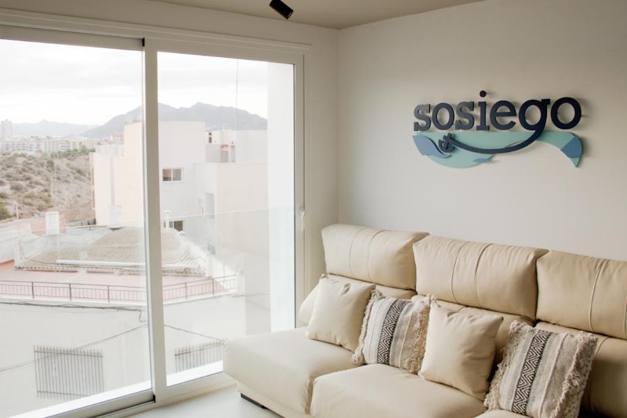 Sosiego Hostal De Mar Puerto de Mazarron Luaran gambar